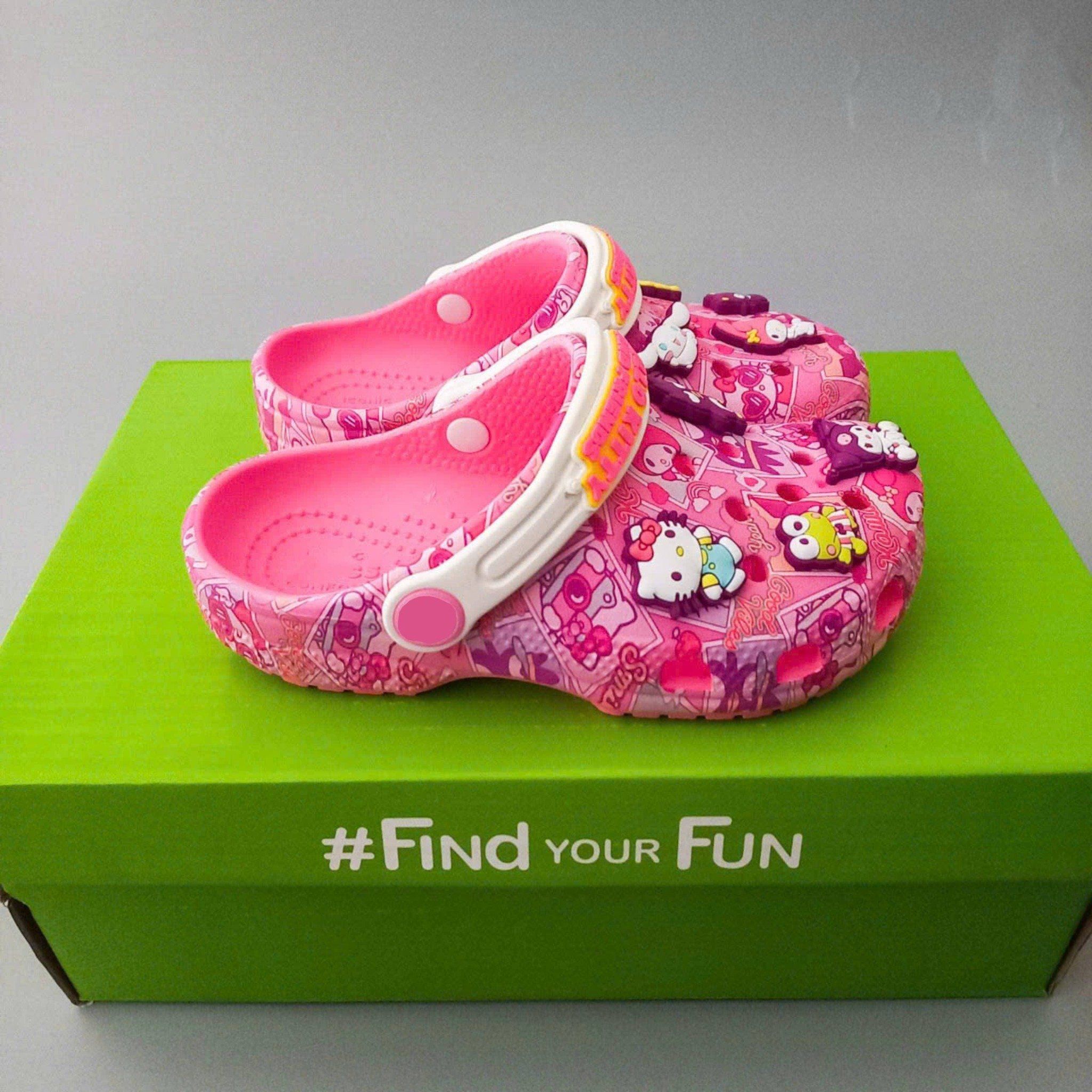  Dép sục cross hello kitty and friends trẻ em 