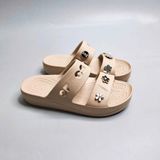  Dép Dinas hai quai ngang baya platform sandals nữ 