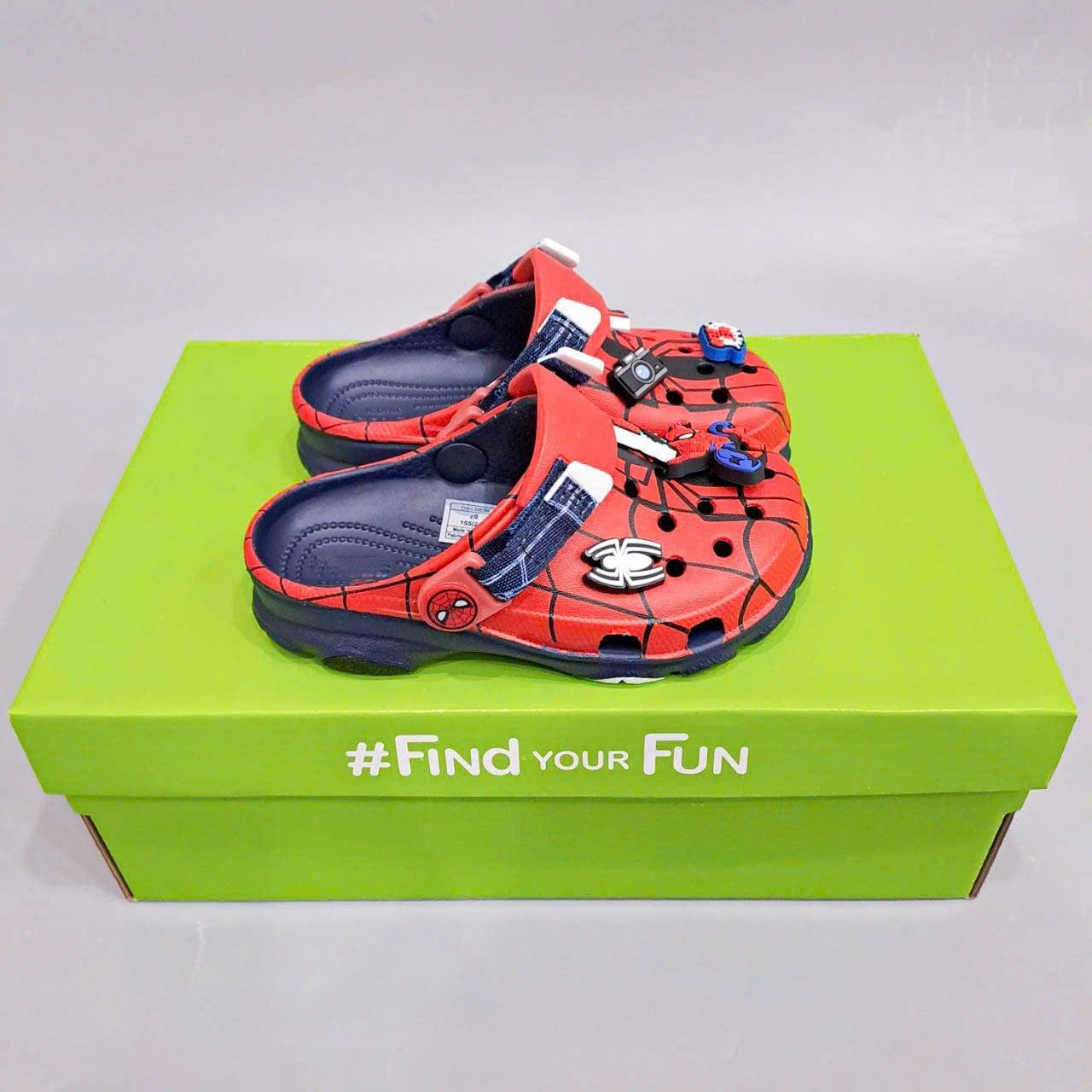  Dép sục cross all terrain team spiderman trẻ em 