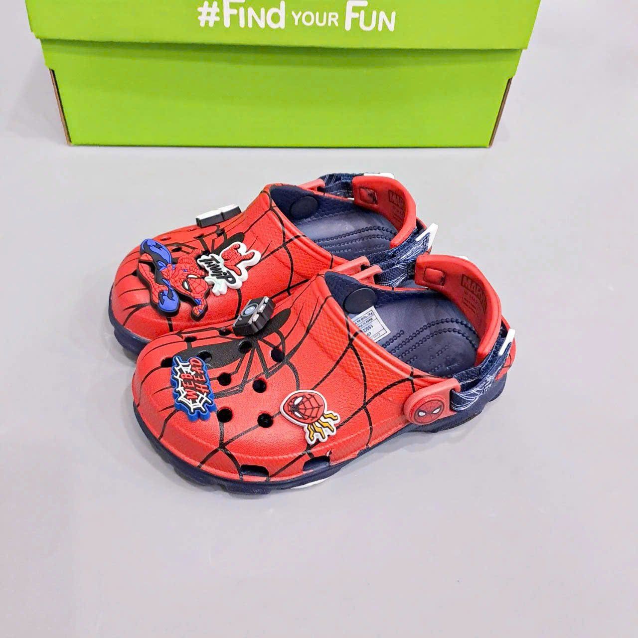  Dép sục cross all terrain team spiderman trẻ em 