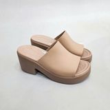  Dép xuồng quai ngang Dinas brooklyn đế cao 7 phân nữ 