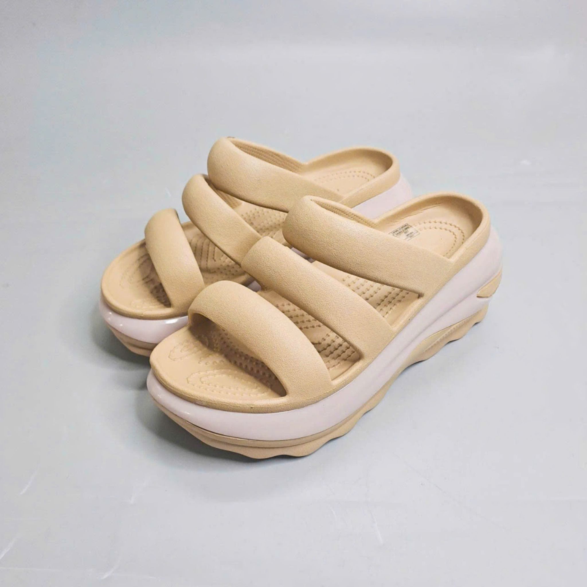  Dép quai ngang cross mega crush triple strap nam nữ 