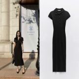  Váy za.ra polo hàng xịn xò cổ chất gân 