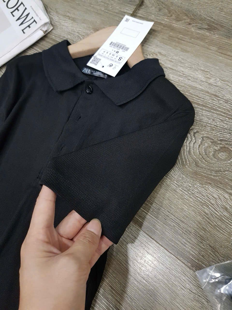  Váy za.ra polo hàng xịn xò cổ chất gân 