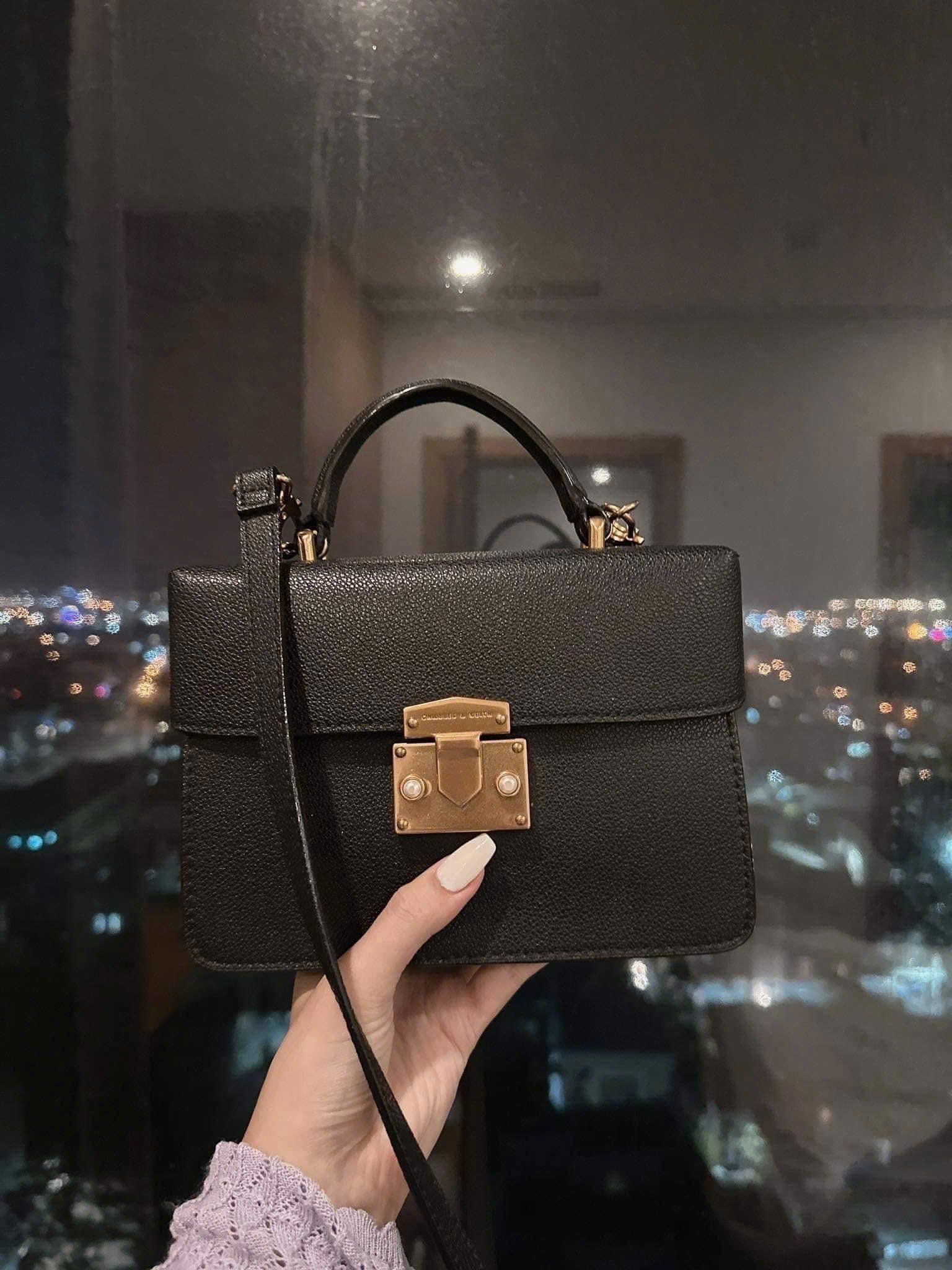  Túi CN.K cốp vuông da nhám 