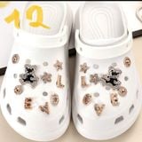  Set Jibbitz charms dây xích giả kim gắn trang trí dép Dinas 