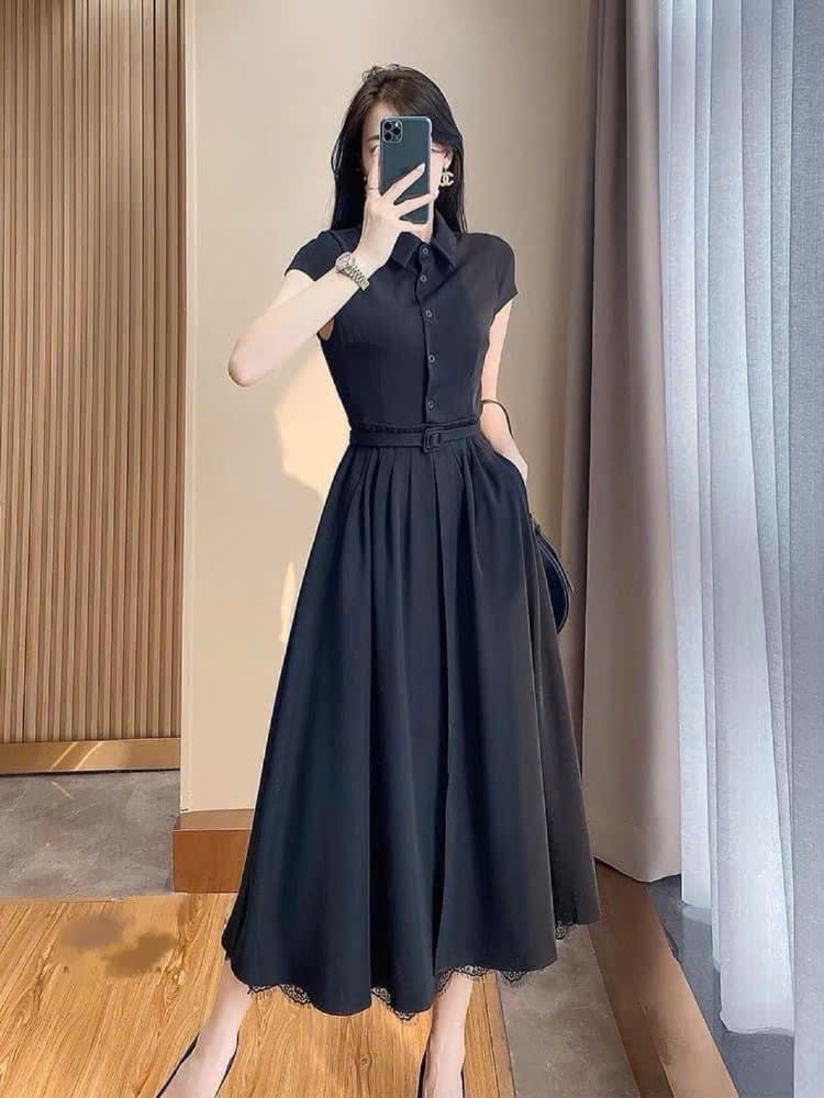  Đầm midi TOP.SHOP Ren 