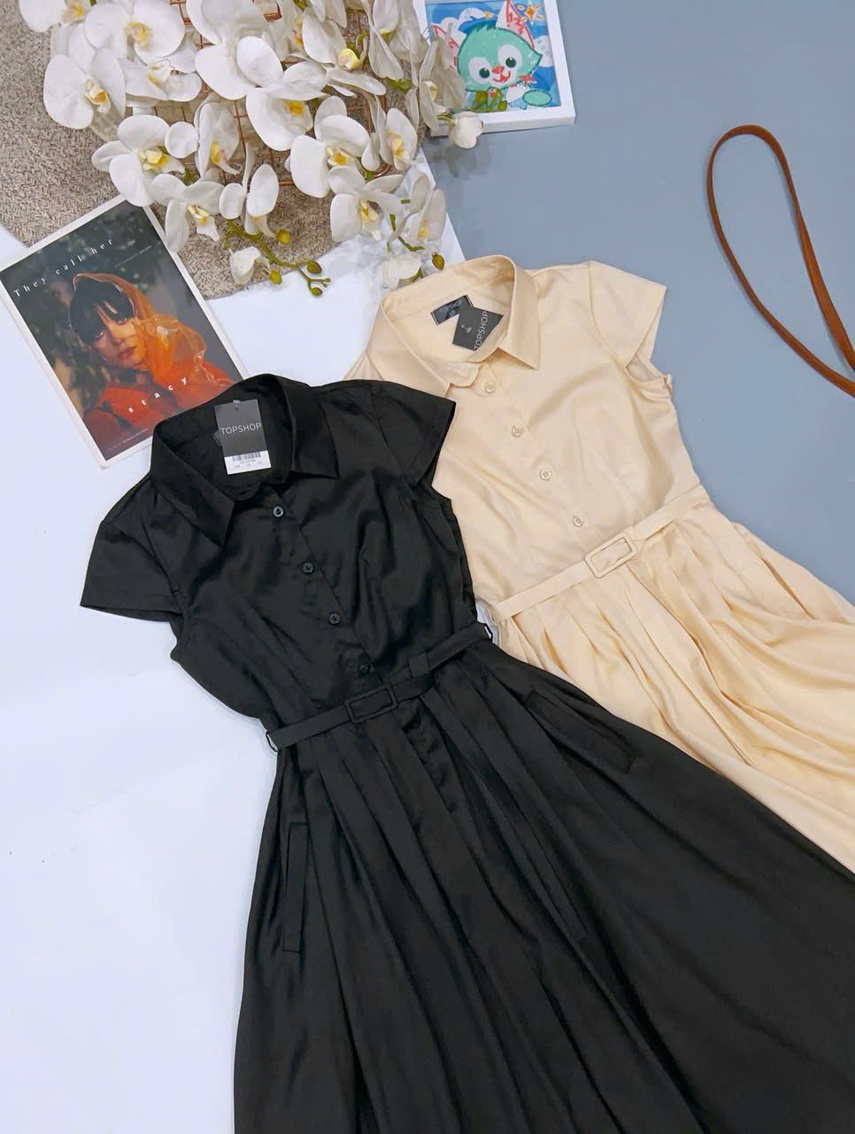  Đầm midi TOP.SHOP Ren 