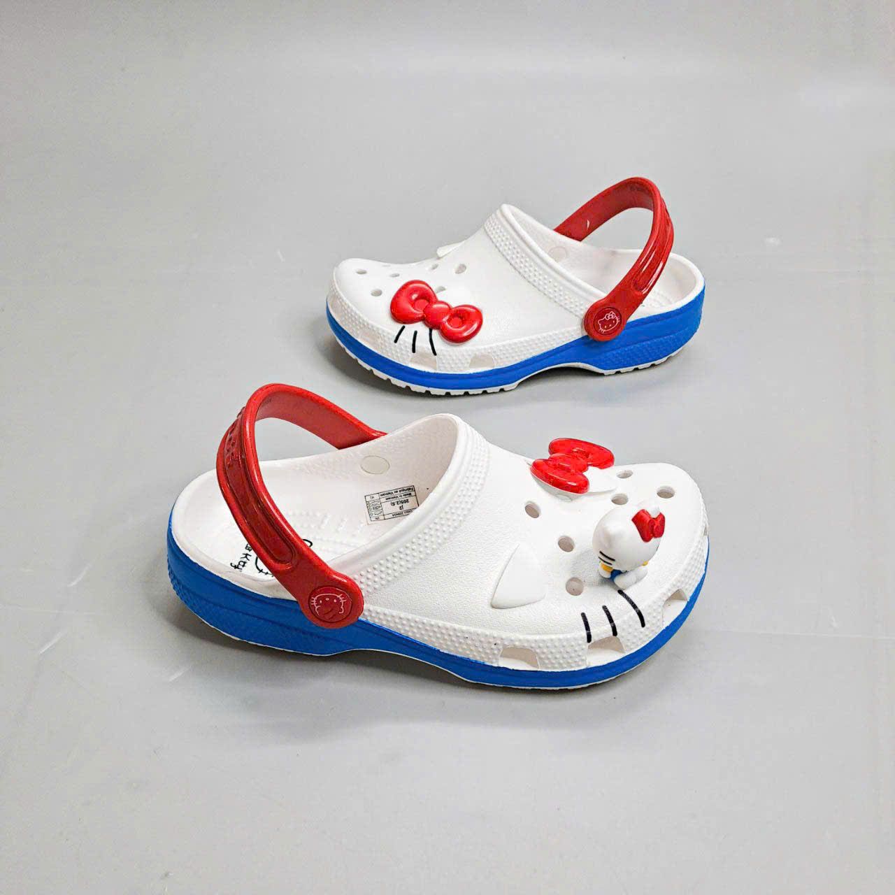  Dép sục cross classic hello kitty l am nam nữ xuất khẩu 