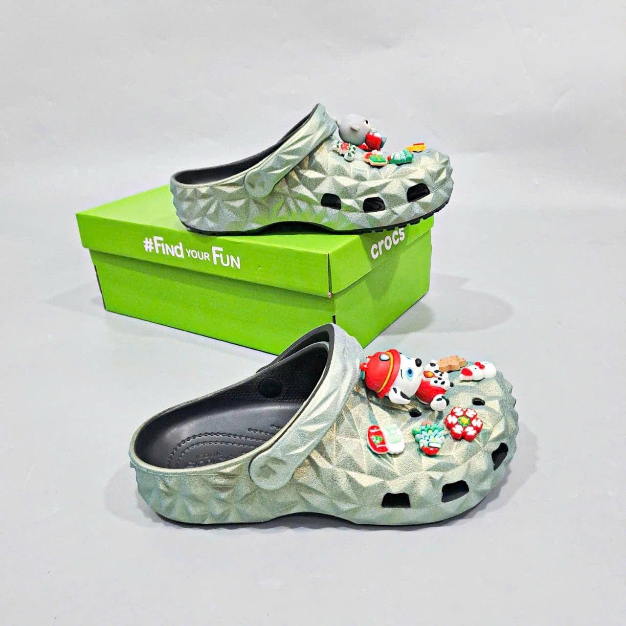  Dép sục Dinas classic sầu riêng, kim cương nhũ nam nữ chính hãng 