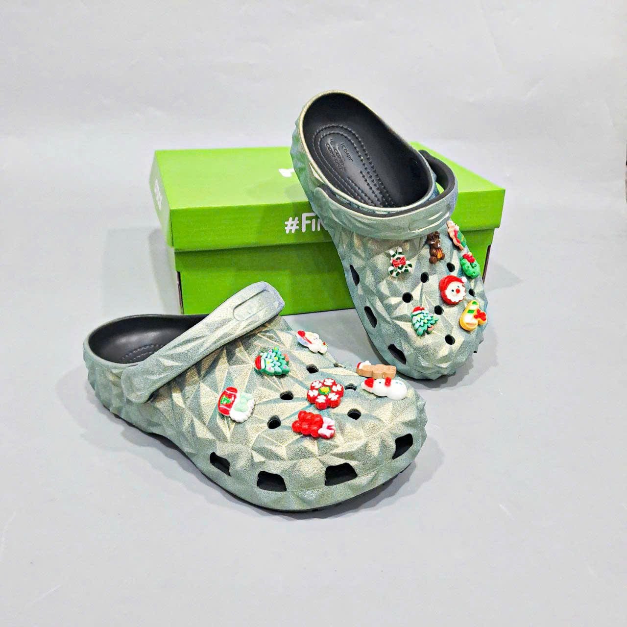  Dép sục Dinas classic sầu riêng, kim cương nhũ nam nữ chính hãng 