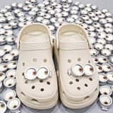  Jibbitz cặp mắt kính minion 3d gắn trang trí dép 