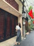  Chân Váy Dạ Caro Nữ 