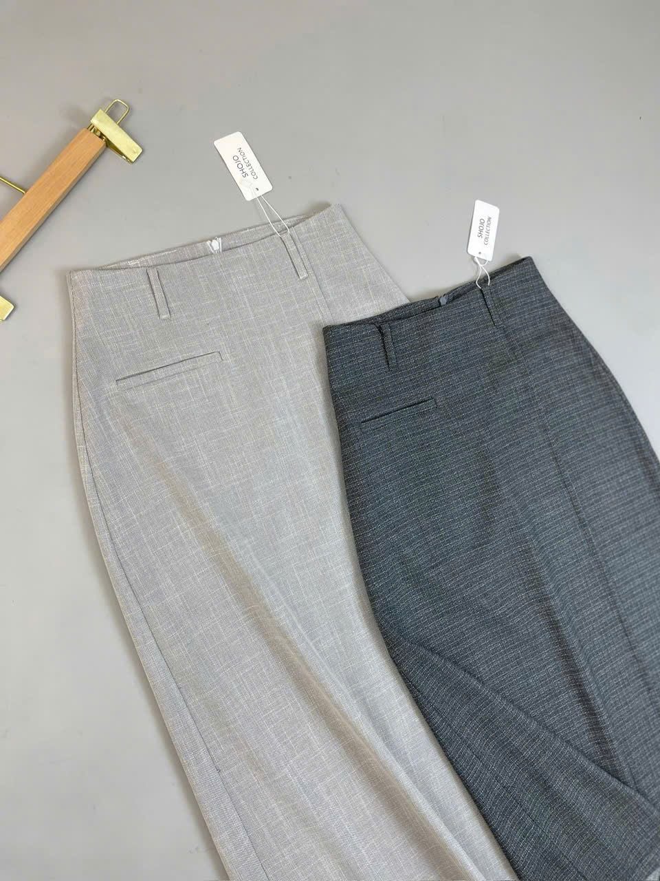  Chân Váy Dạ Caro Nữ 