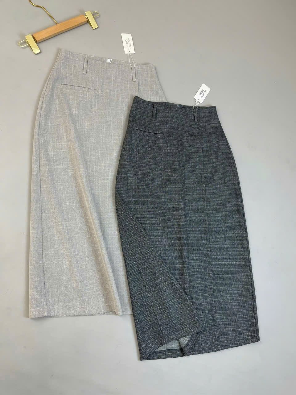  Chân Váy Dạ Caro Nữ 