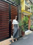  Chân Váy Dạ Caro Nữ 