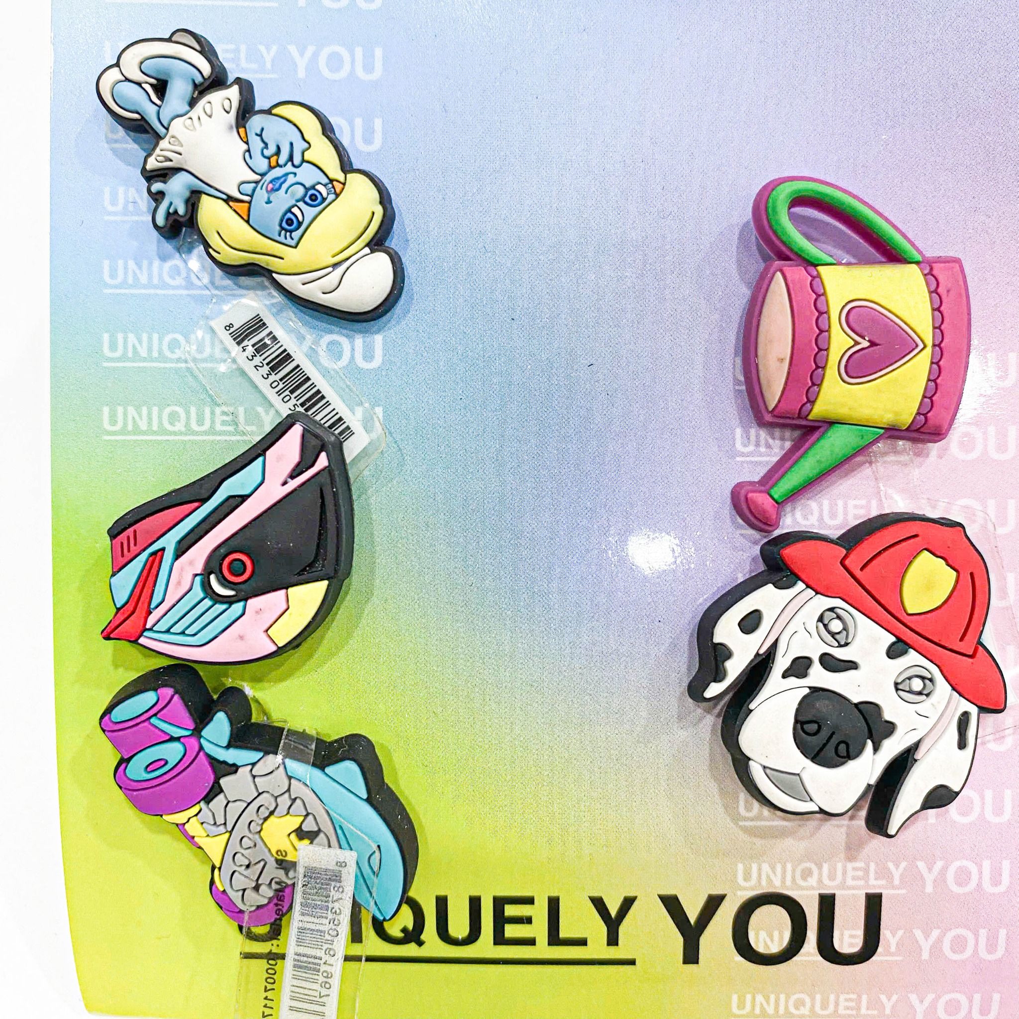  Set charm, jibbitz, sticker trang trí gắn dép cross cao cấp 