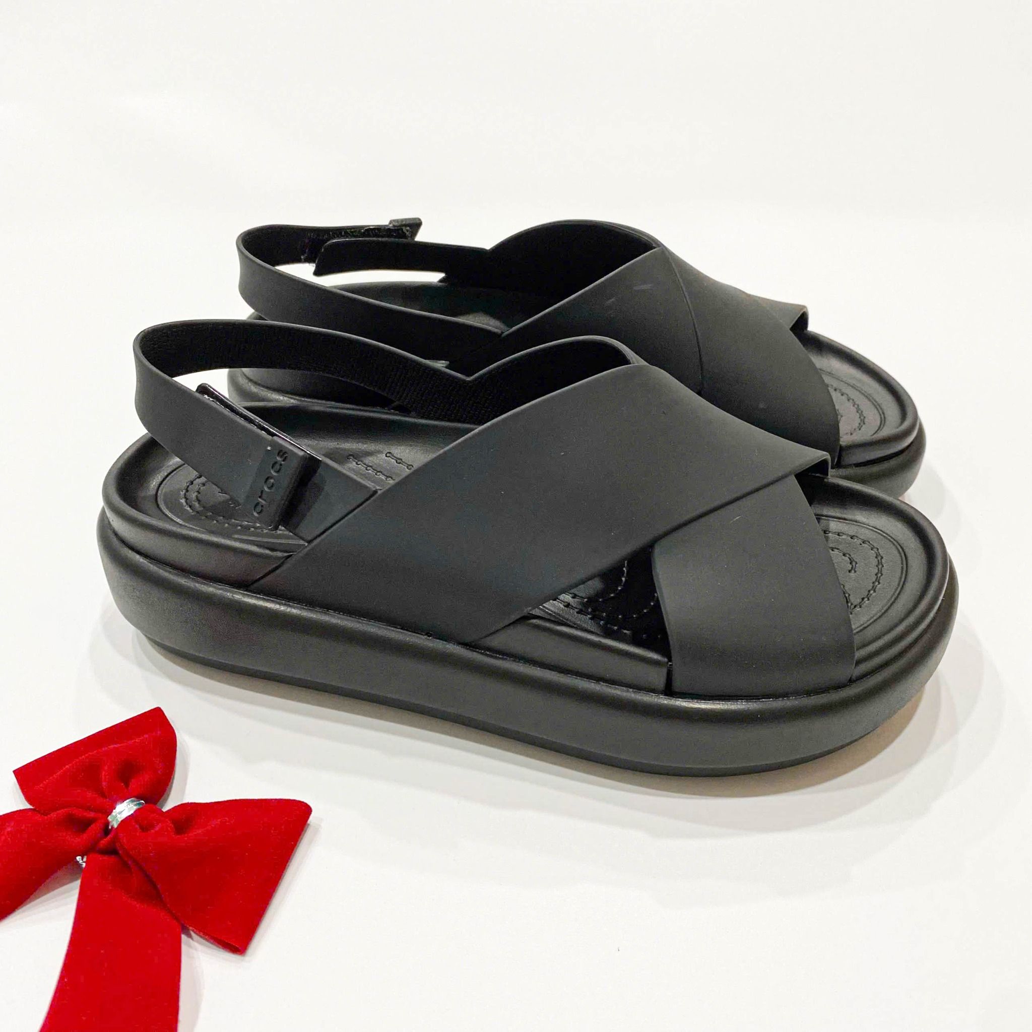  Sandal cross brooklyn luxe strap nữ xuất khẩu 