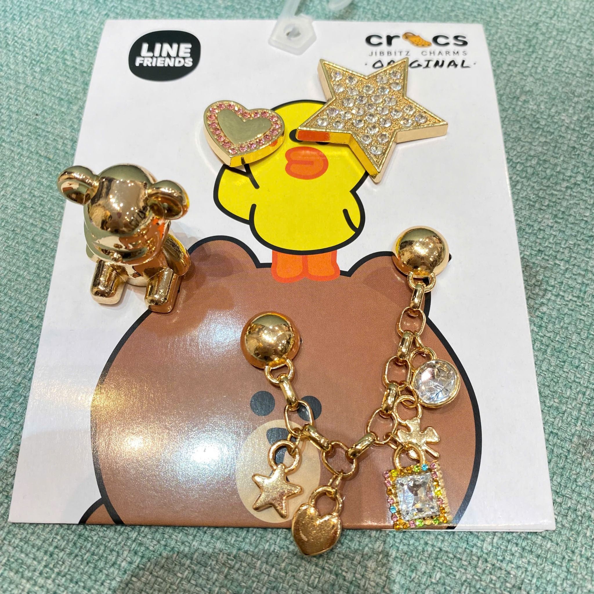  Set jibbitz kim loại cao cấp trang trí gắn dép cross 