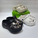  Dép sục cross classic platform đế cao 5 phân nữ lót lông 