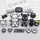  Set jibbitz charm 2D cao cấp gắn trang trí dép Dinas 