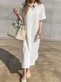  Đầm xuông Midi dress MAN.GO 