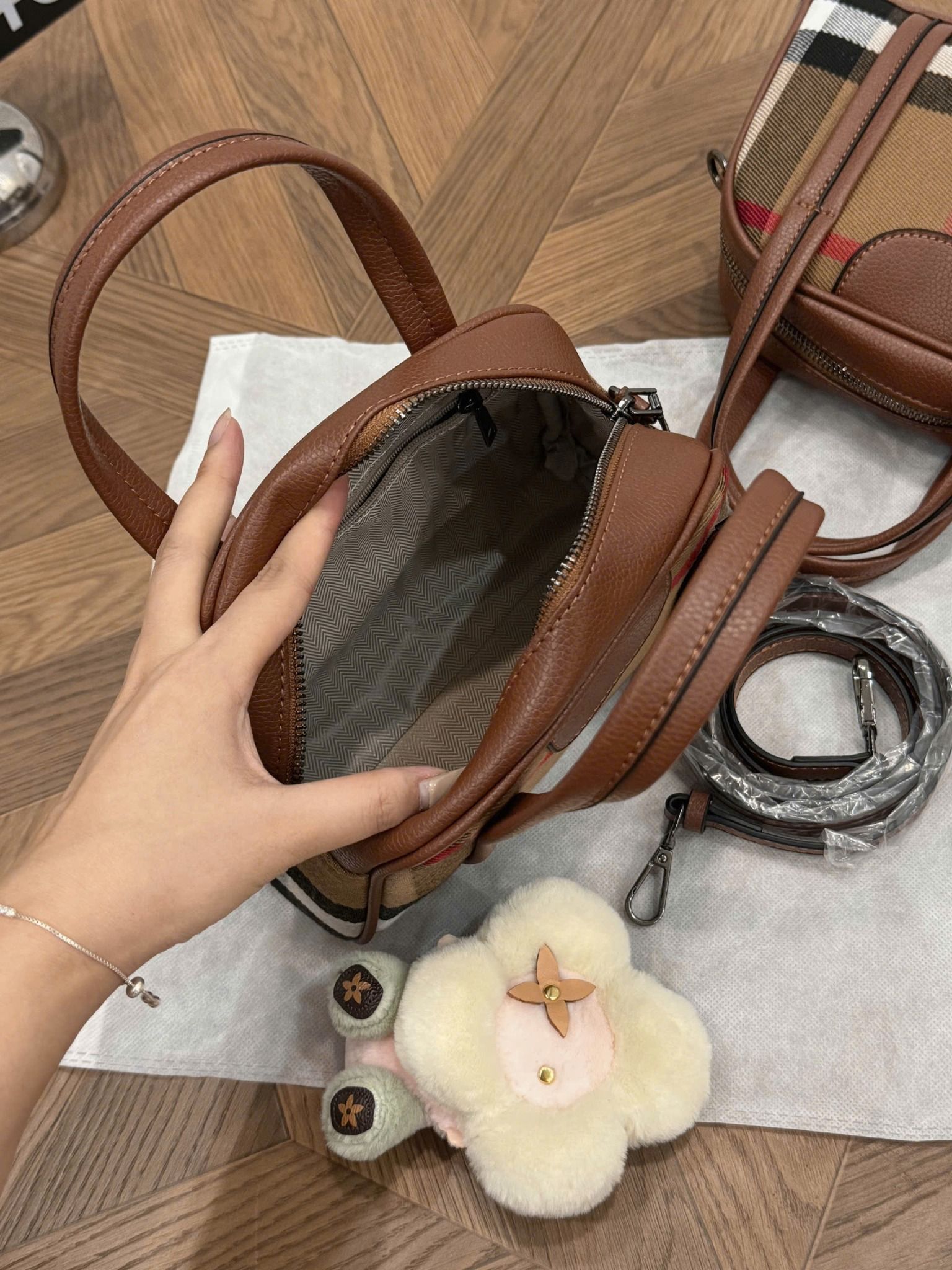  Túi BBR mẫu mới da thật 