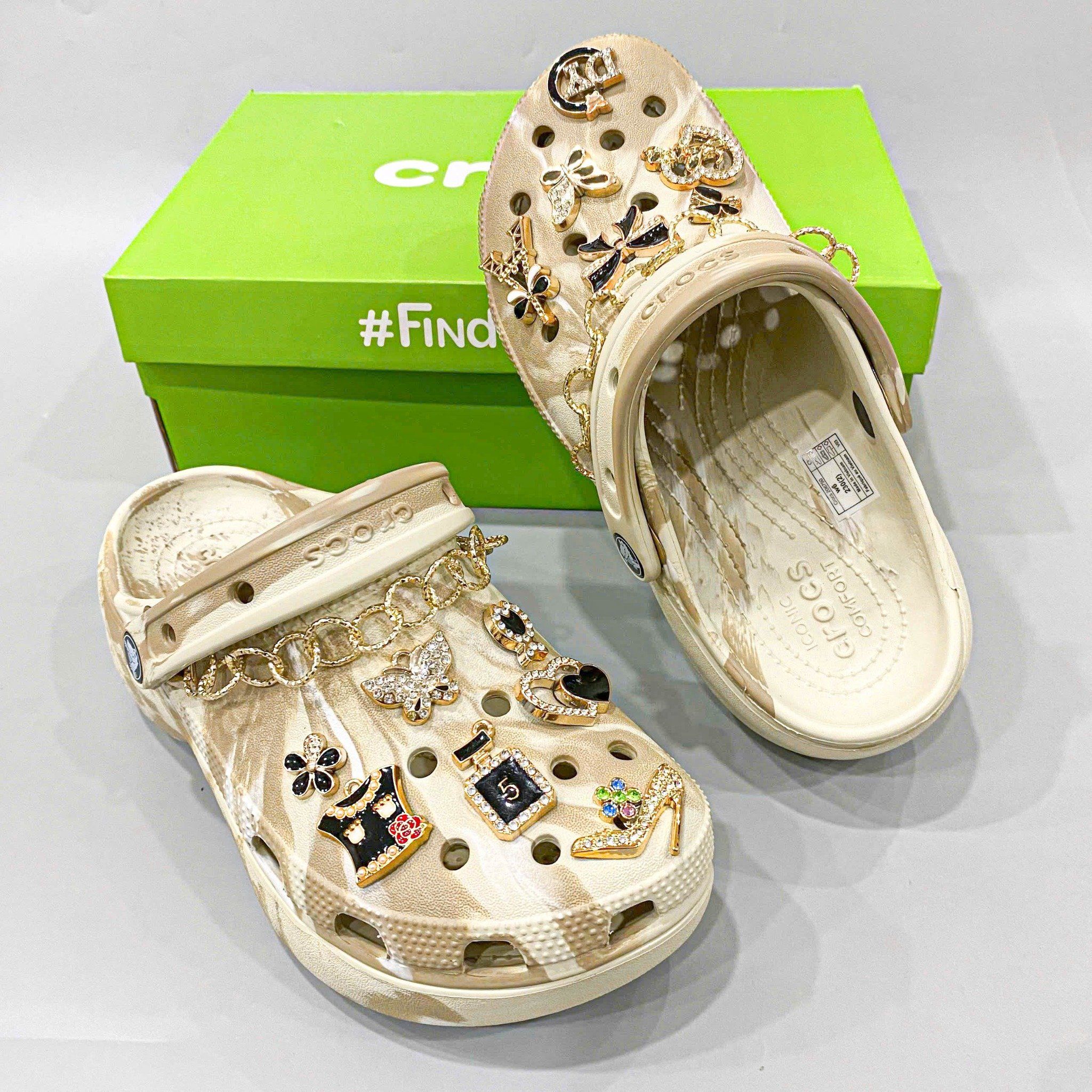  Dép sục Dinas classic platform camo cao 5 phân nam nữ 