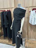  Đầm tiệc midi Tommy.H kim tuyến dáng dài 