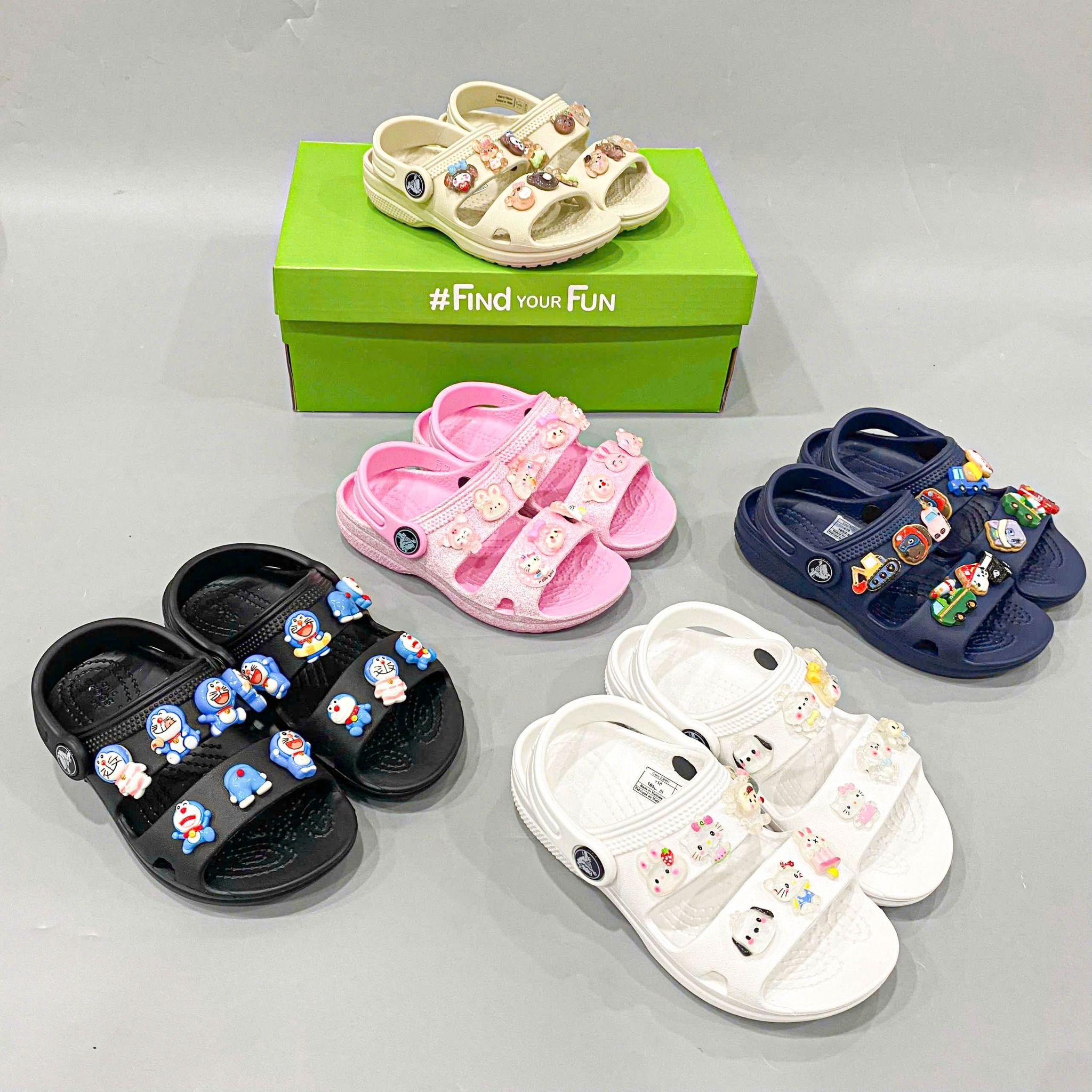  Sandal cross classic trẻ em xuất khẩu 