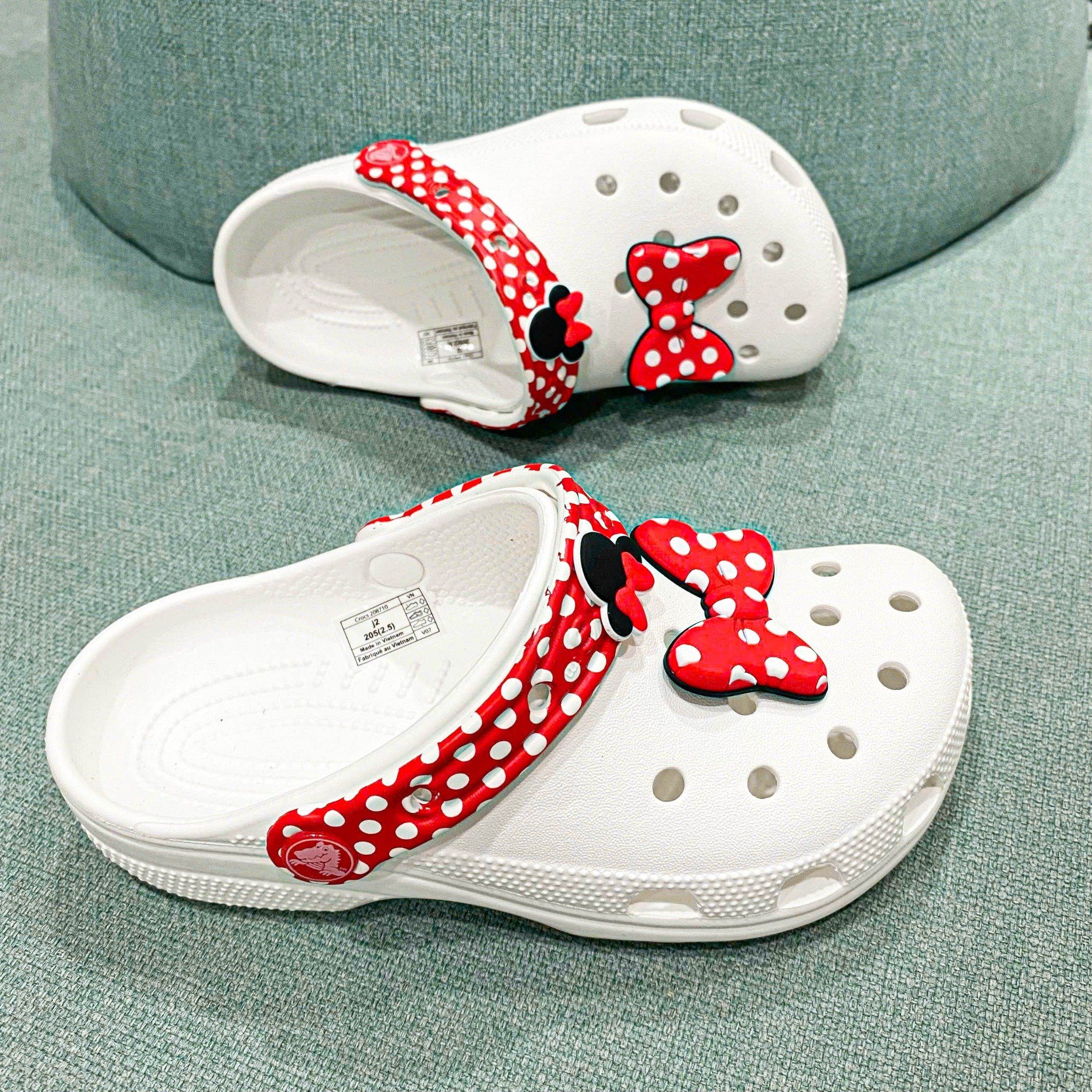  Dép sục Dinas classic Disney Minnie Mouse trẻ em 