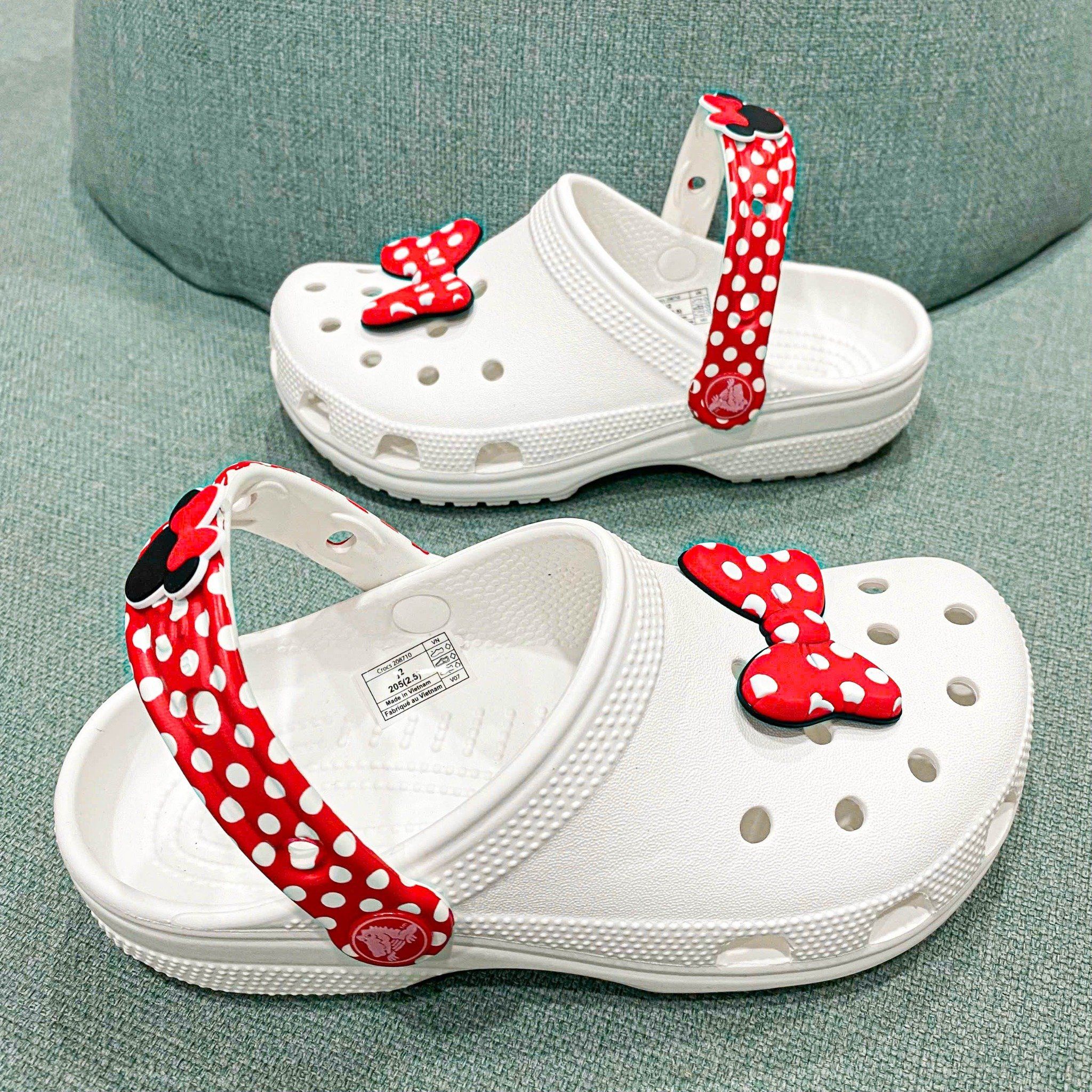  Dép sục Dinas classic Disney Minnie Mouse trẻ em 