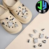  Set Jibbitz charms dây xích giả kim gắn trang trí dép Dinas 