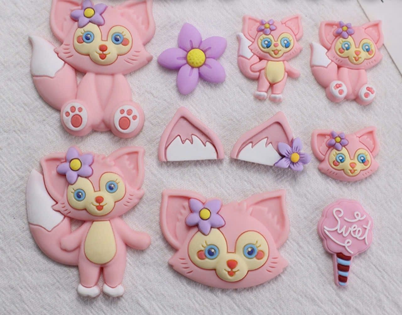  Set jibbitz charm 2D cao cấp gắn trang trí dép Dinas 