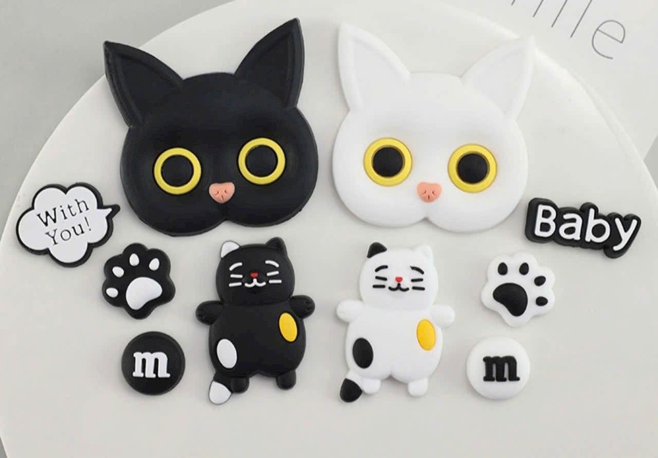  Set jibbitz charm 2D cao cấp gắn trang trí dép Dinas 