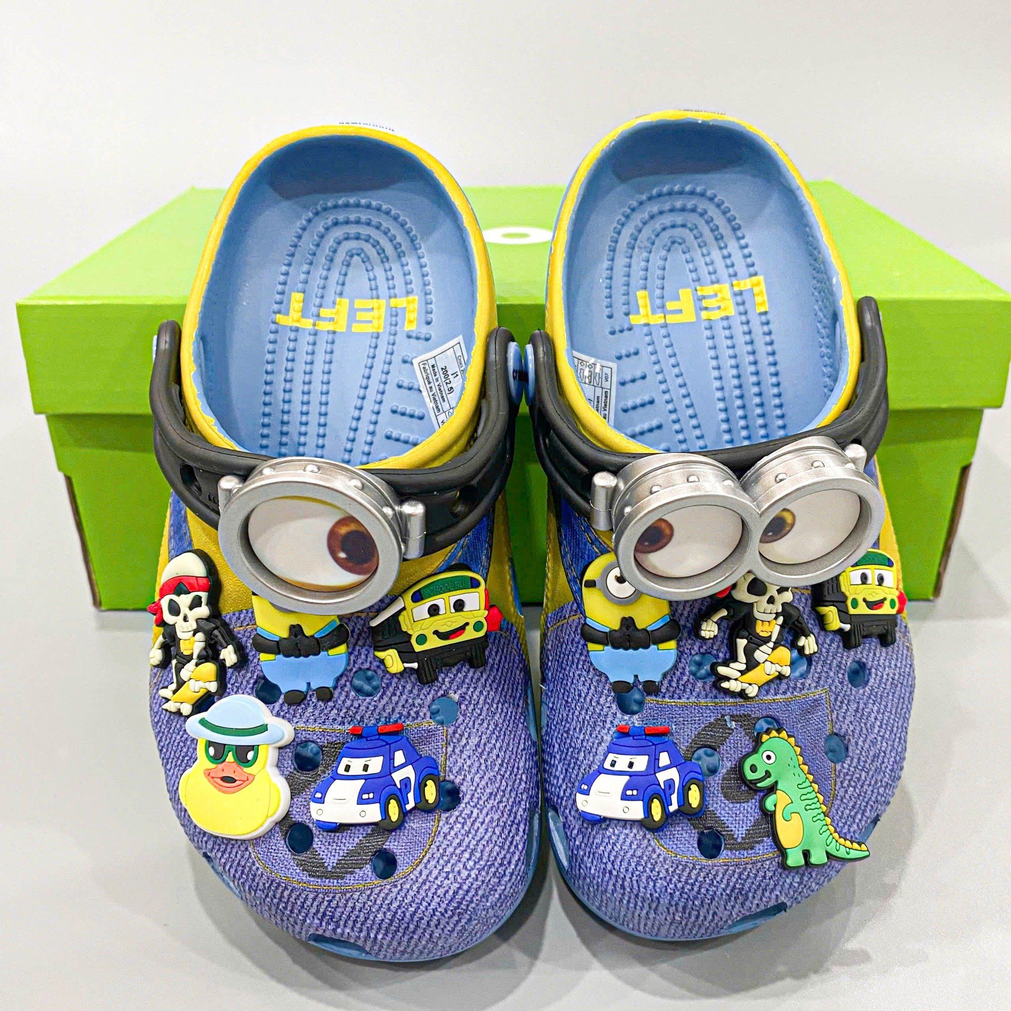  Dép sục Dinas classic minion Despicable Me Clog trẻ em 