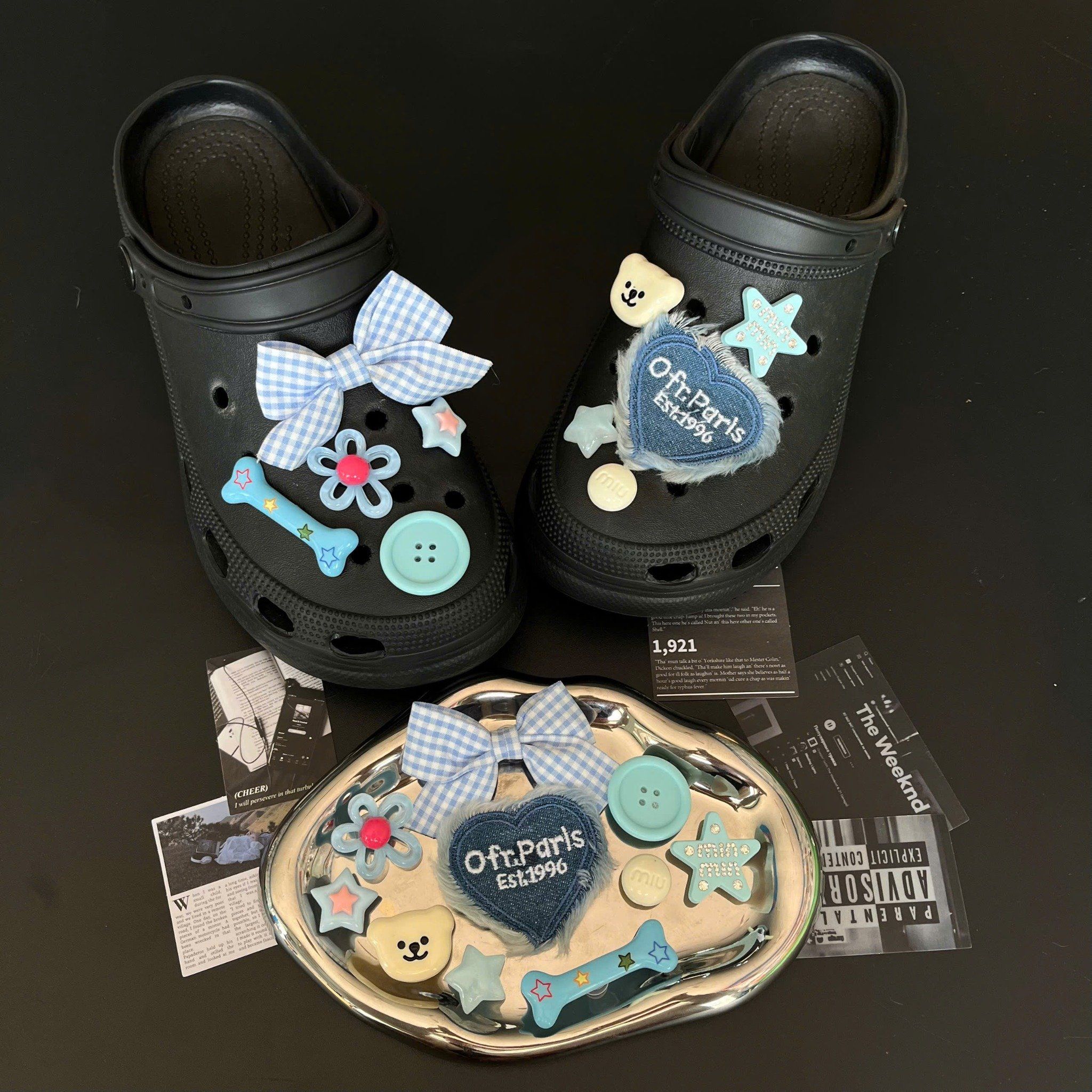  Set charm jibbitz cute nhí nhảnh đa dạng gắn dép 