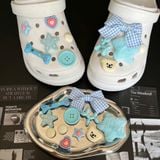  Set charm jibbitz cute nhí nhảnh đa dạng gắn dép 