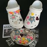  Set charm jibbitz cute nhí nhảnh đa dạng gắn dép 
