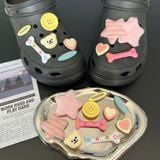  Set charm jibbitz cute nhí nhảnh đa dạng gắn dép 
