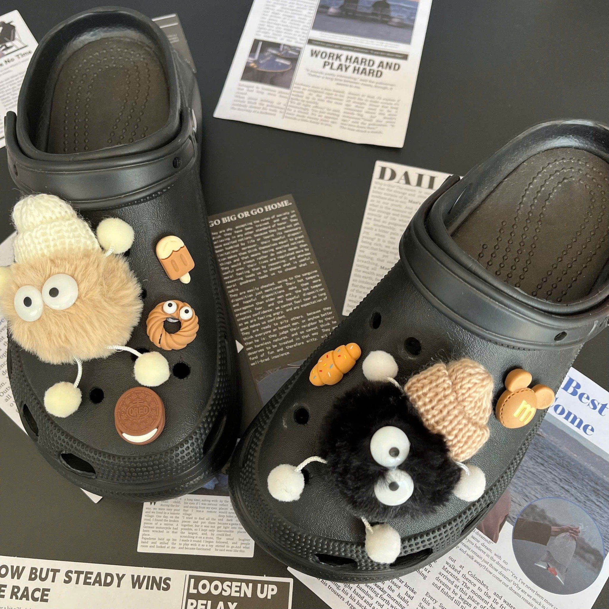  Set charm jibbitz cute nhí nhảnh đa dạng gắn dép 