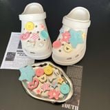  Set charm jibbitz cute nhí nhảnh đa dạng gắn dép 