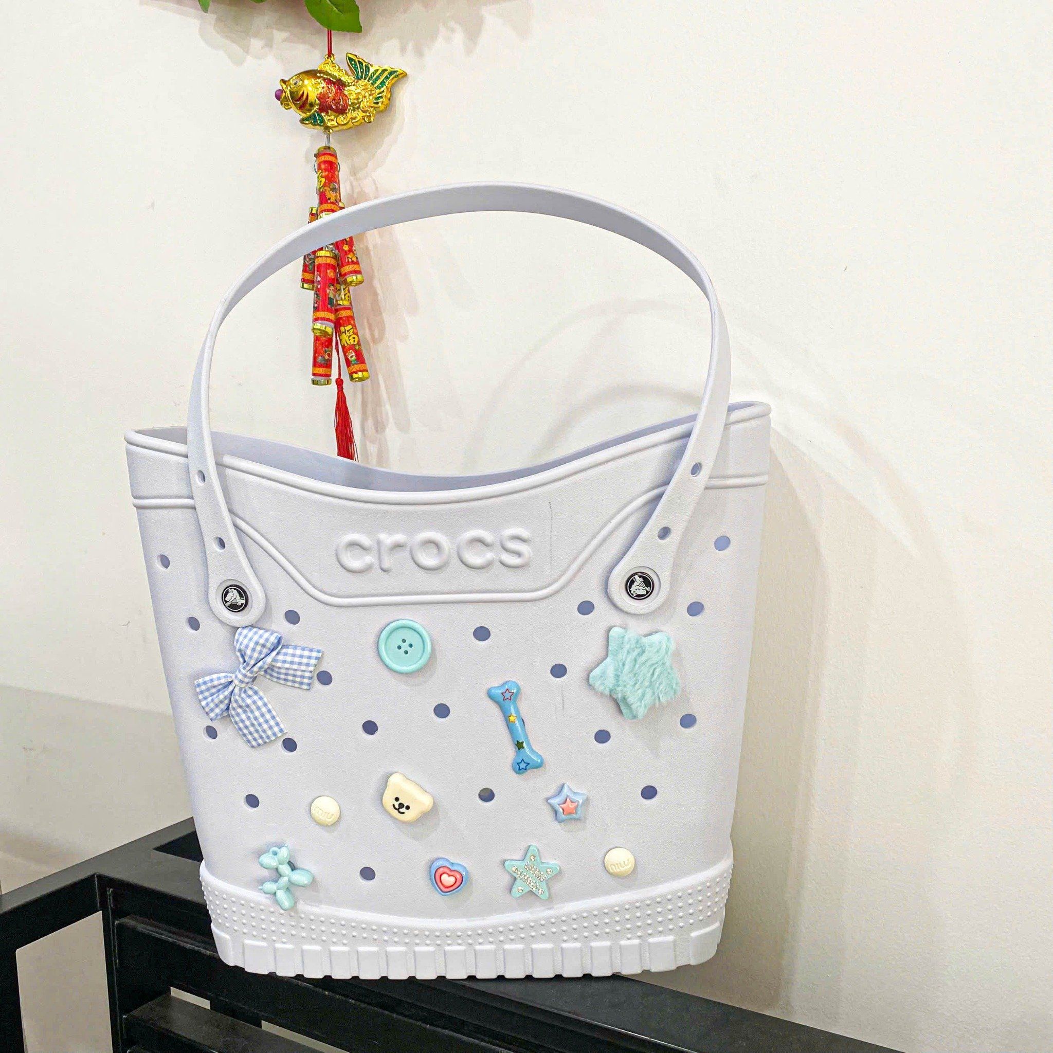  Túi cross classic tote chính hãng size to 