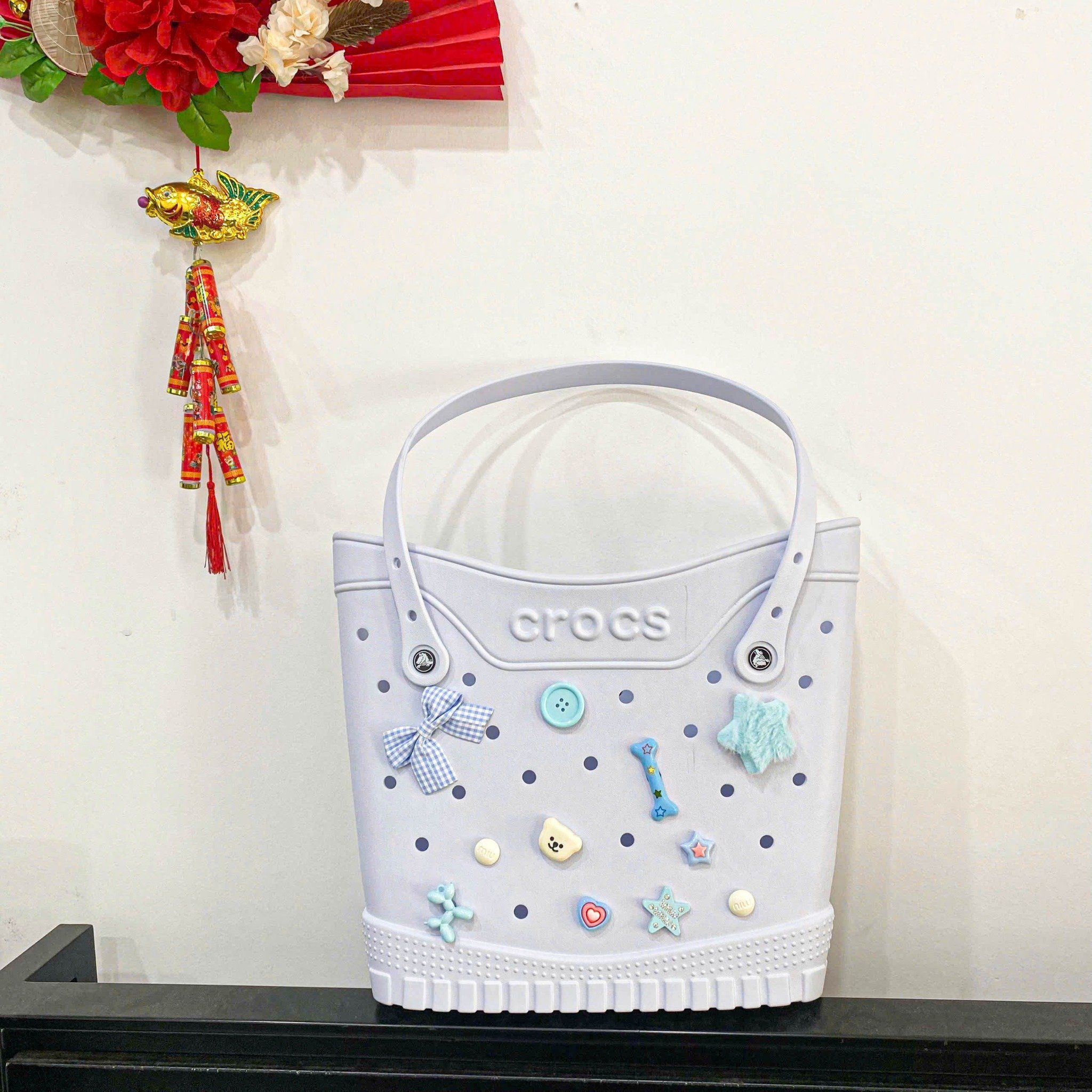  Túi cross classic tote chính hãng size to 