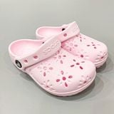  Sục classic Dinas floral cutout trẻ em màu hồng chính hãng 