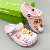  Sục classic Dinas floral cutout trẻ em màu hồng chính hãng 
