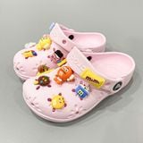  Sục classic Dinas floral cutout trẻ em màu hồng chính hãng 