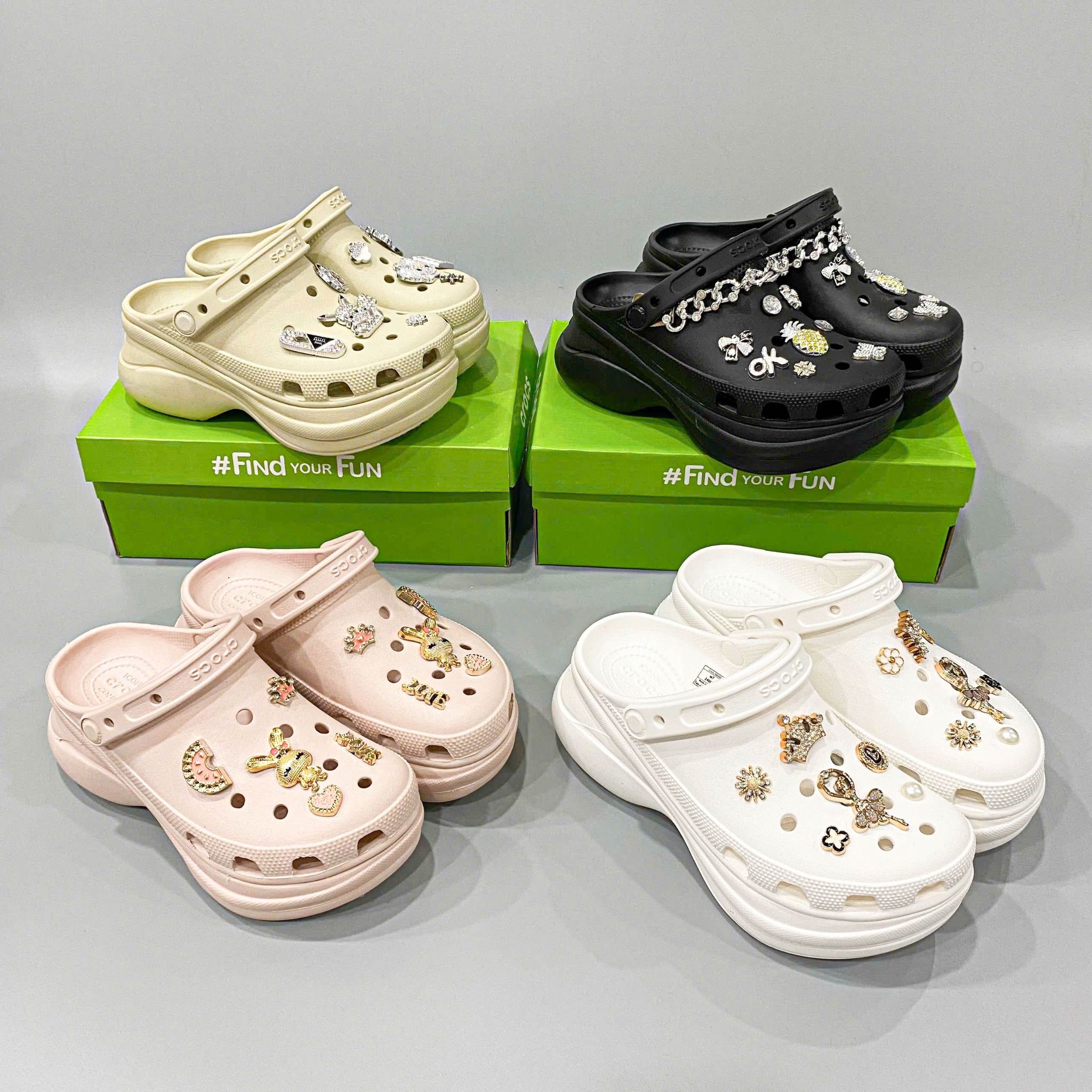  Dép sục cross classic bae clog nam nữ 