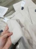  Quần suông nữ màu kem 