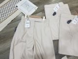  Quần suông nữ màu kem 